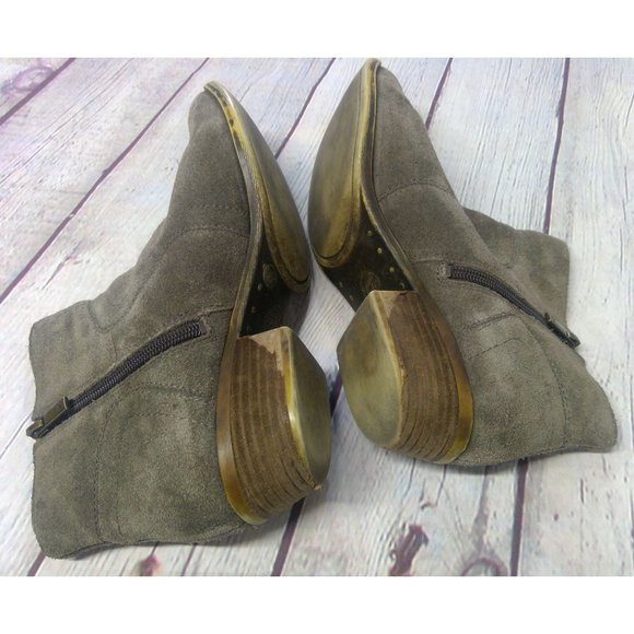 Lucky Brand | Ankle Bootie Grey Leather Size 9.5 - Picture 4 of 7